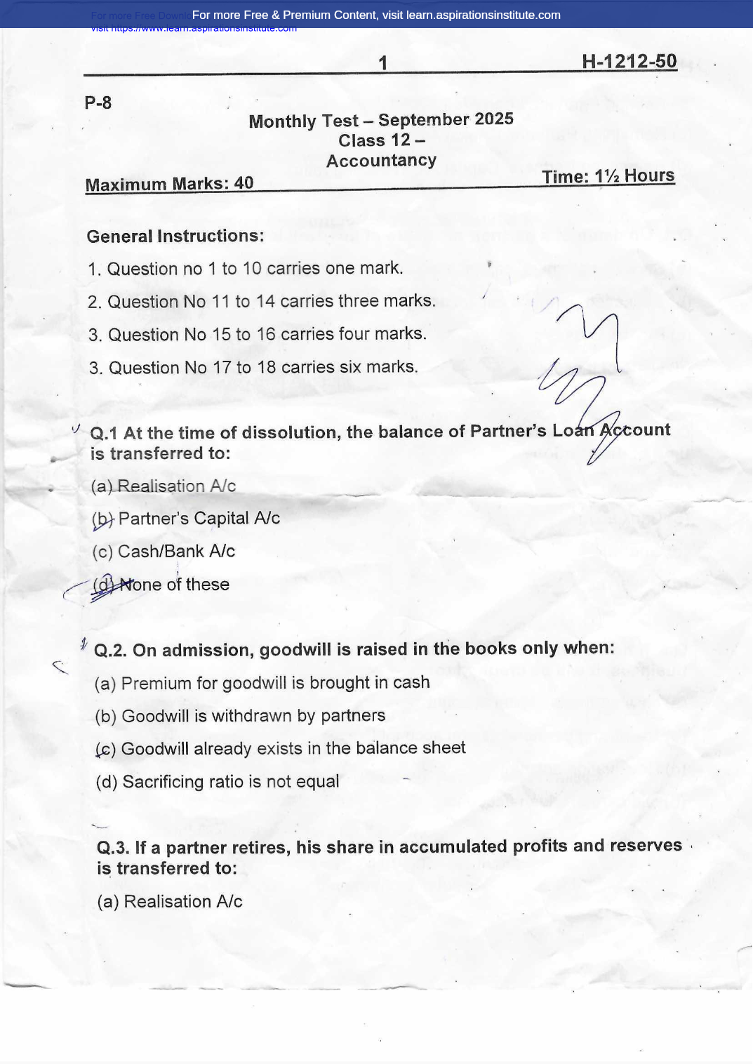 Preview page 1 of 12_Acc_HY Unit Test_ KV School_2025-26
