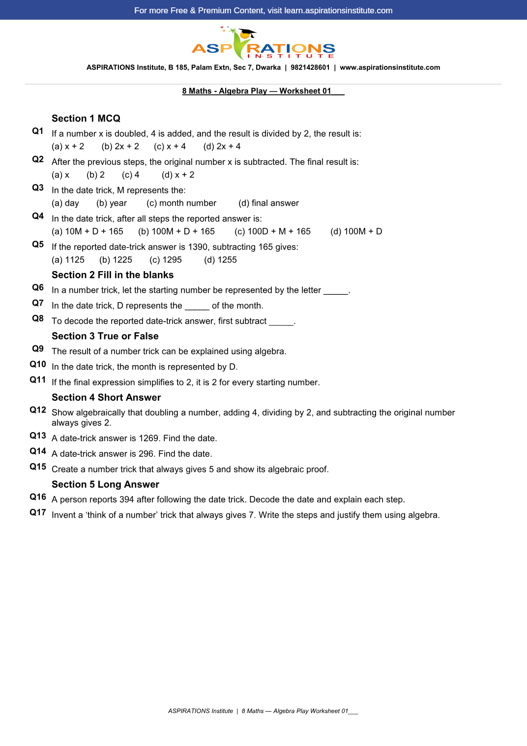 Preview page 1 of 8_Maths_Algebra Play_WS01