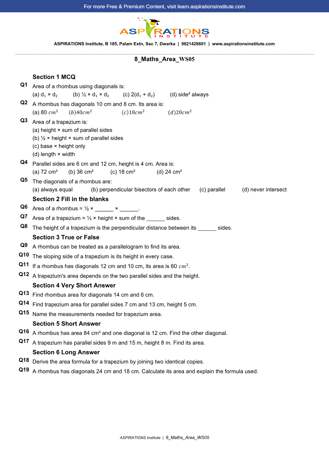 Preview page 1 of 8_Maths_Area_WS05