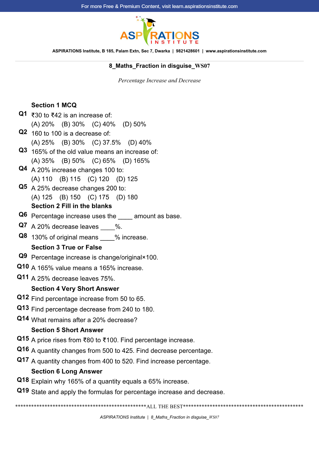 Preview page 1 of 8_Maths_Fractions in Disguise_WS07