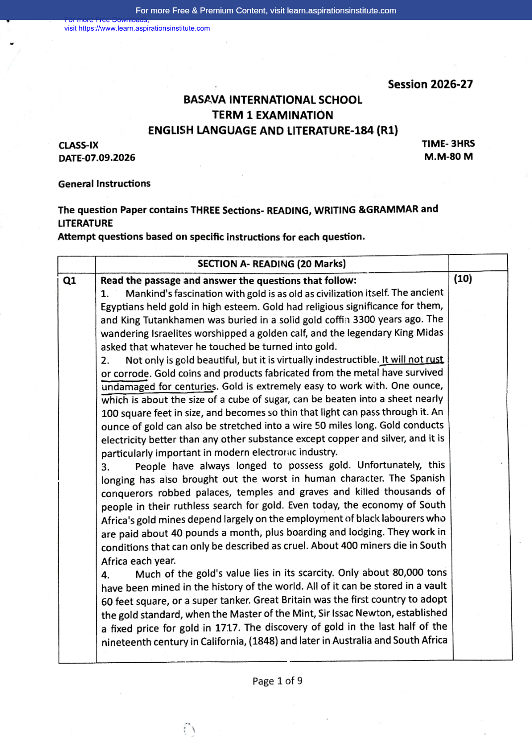 Preview page 1 of 9_Eng_HY Paper_Basava Intl School_2026-27