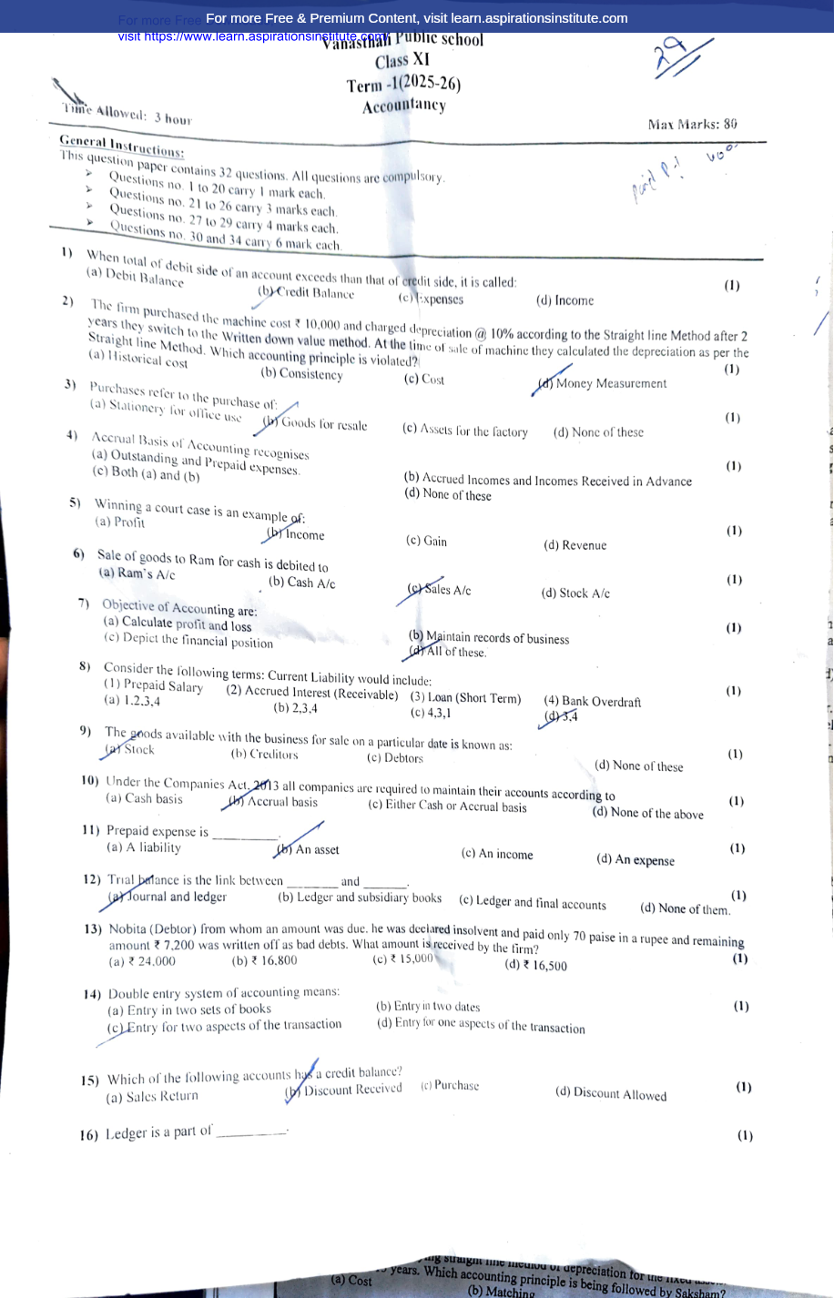 Preview page 1 of 11_Acc_HY Paper_Vanasthali Public School_2025-26