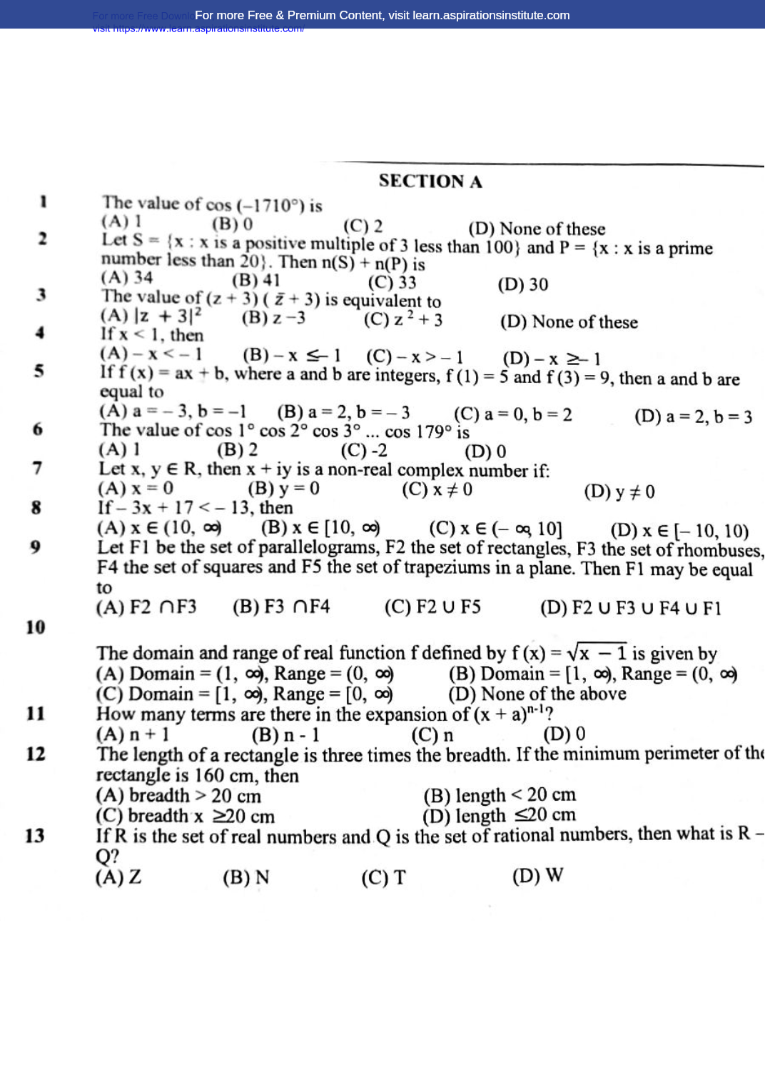 Preview page 1 of 11_Maths_HY Paper_Prudence School_2024-25